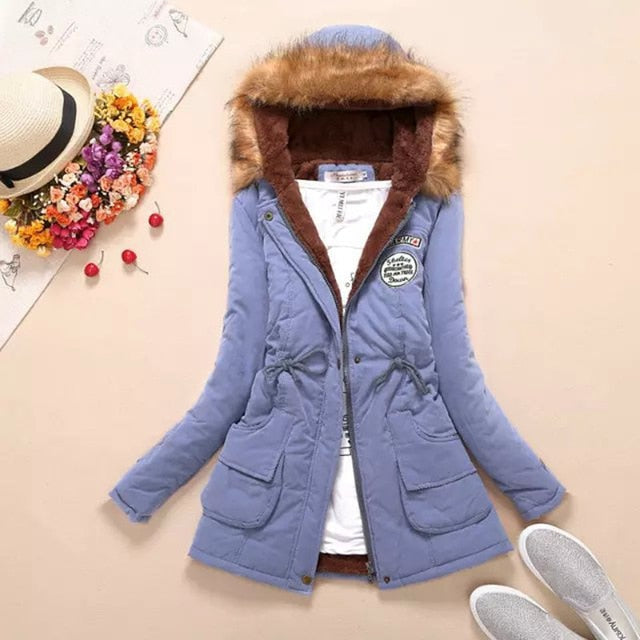 2019 basic winter coat women oversize warm