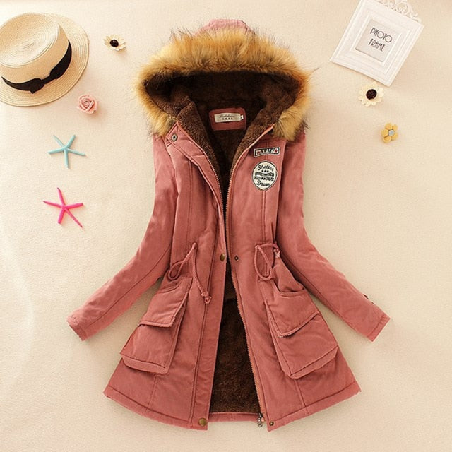 2019 basic winter coat women oversize warm