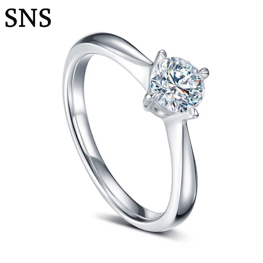 Luxury Tiny Natural Real Diamond Engagement