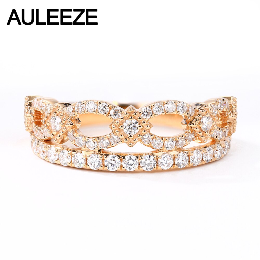 AULEEZE CROWN 100% Natural Real Diamond