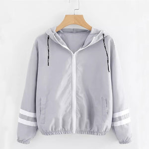 Jocoo Jolee Fashion Hooded Windbreaker