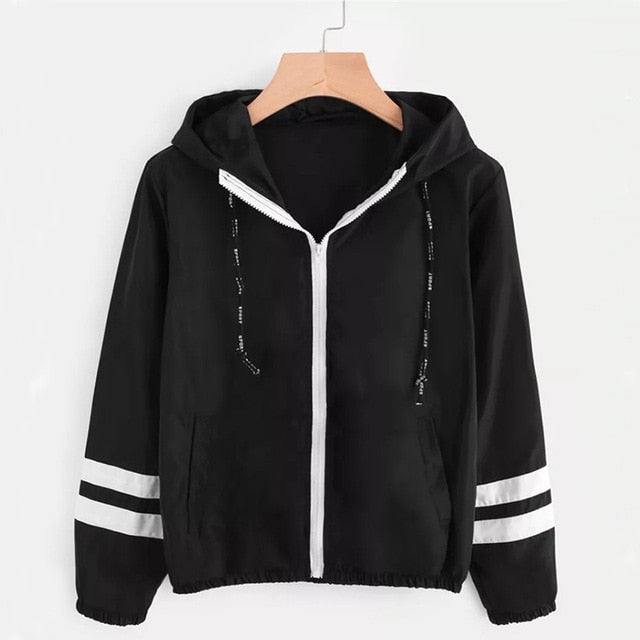 Jocoo Jolee Fashion Hooded Windbreaker