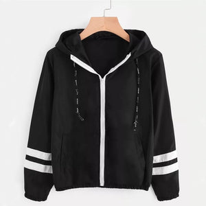 Jocoo Jolee Fashion Hooded Windbreaker